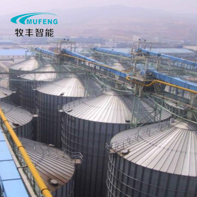 Assembled corrugated steel silo